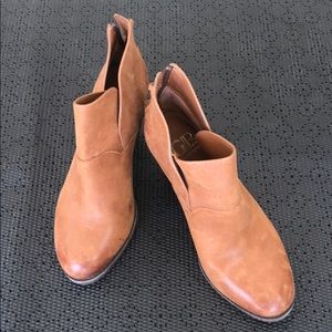 Tan booties